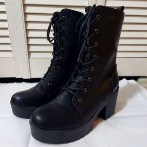 Dollskill Make Your Exit combat boots